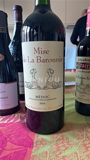 Bordeaux Médoc Baron Philippe de Rothschild Mise de La Baronnerie 2016