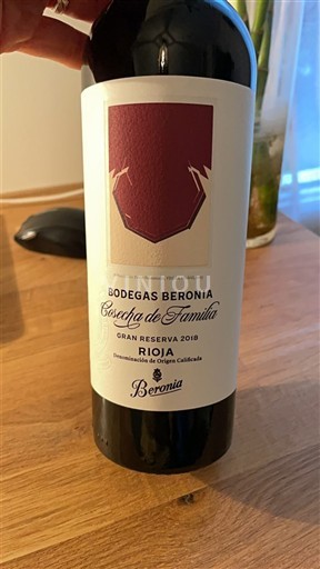 La Rioja Rioja Bodegas Beronia Cosecha de Familia Gran Reserva 2018