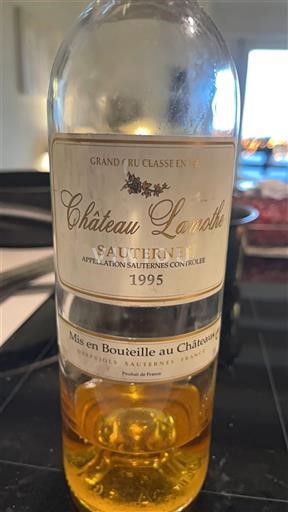 Burdeos Sauternes Grand Cru Château Lamothe 1995