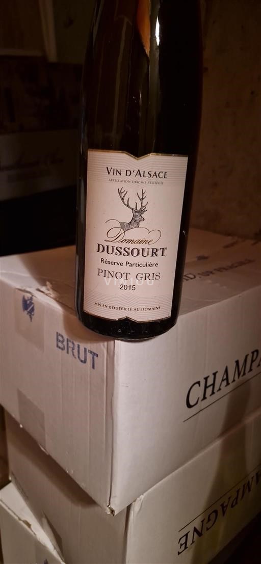 Alsasko Rulandské šedé Domaine Dussourt Réserve Particulière 2015