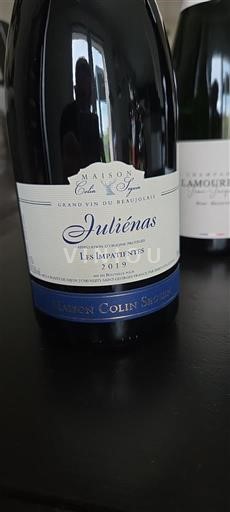 Beaujolais Juliénas Maison Colette Gros Les Impatientes 2019