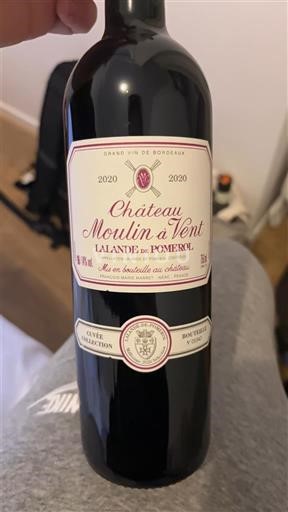 Bordeaux Lalande-de-pomerol Château Moulin à Vent Sélection 2020