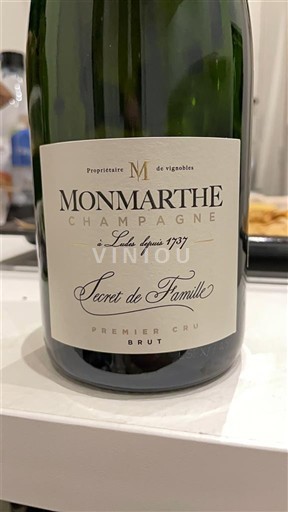 Champaña Champán Premier Cru Monmarthe Secret de Famille Sin añada