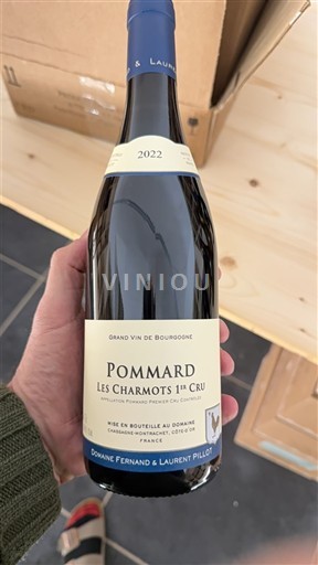 Borgoña Pommard Premier Cru Domaine Fernand & Laurent Pillot Les Charmots 1er Cru 2022