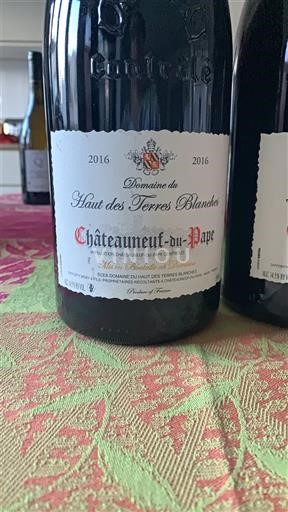 Valle del Ródano Châteauneuf-du-Pape. Domaine Haut des Terres Blanches 2016