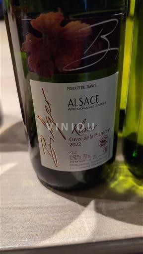 Alsace Klevener-de-heiligenstein Bilger Klevner de la Patronne 2022