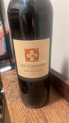 Wijnen Rouge sec Les Cadrans de Lassègue Château Lassègue 2022 Frankrijk Bordeaux Saint-Émilion Grand Cru AOC