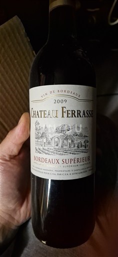 Bordeaux Bordeaux Supérieur Château Ferasse 2009