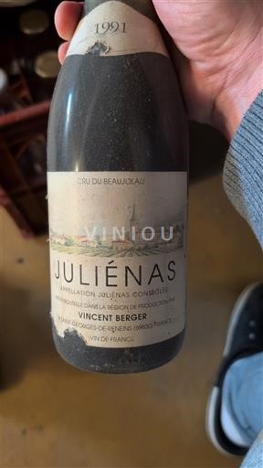 Beaujolais Juliénas Vincent Berger 1991