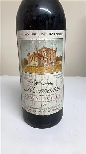 Bordeaux Nespecifikováno Château Monbadon 1993
