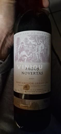 Wijnen Rouge sec Pagus Novertas 2001 Frankrijk Bordeaux Saint-Émilion Grand Cru AOC Grand Cru