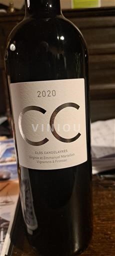 Bordeaux Pessac-Léognan Clos Candelayers CC 2020