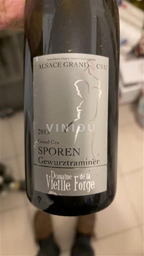 Alsazia Non specificato Grand Cru Domaine La Vieille Forge 2013