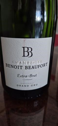 Champaña Champán Grand Cru Benoit Beaufort Extra-Brut Sin añada