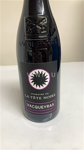 Víno Rouge sec 2022 Domaine La Tête Noire Non millésimé Francie Údolí Rhôny Vacqueyras AOC