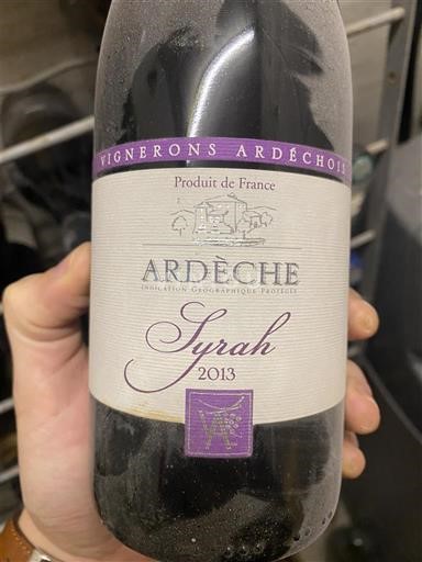 Alpes và các vùng Rhodanien Ardèche Vignerons Ardéchois Syrah 2013