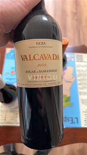 La Rioja Rioja Solar de Samaniego Valcavada Reserva 2009