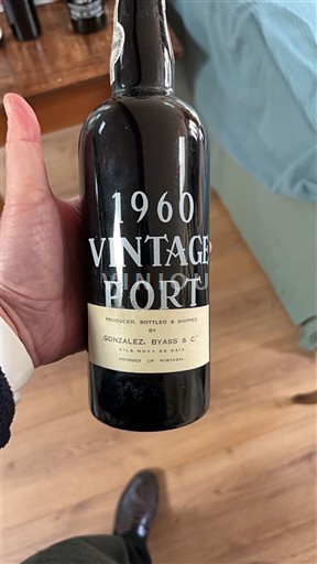 Portugal Portvin Gonzalez Byass & Co Vintage Port 1960