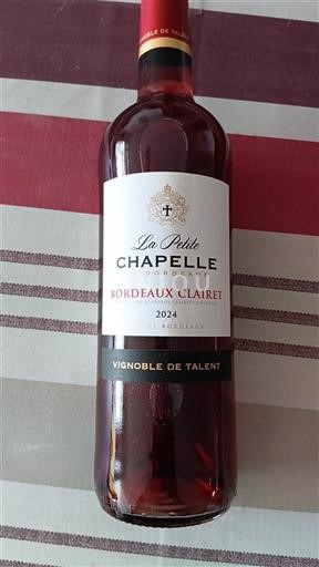 Bordeaux Bordeaux clairet La Petite Chapelle 2024