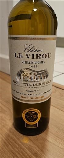 Bordeaux Blaye-Côtes-de-Bordeaux Château Le Virou Vieilles Vignes 2022