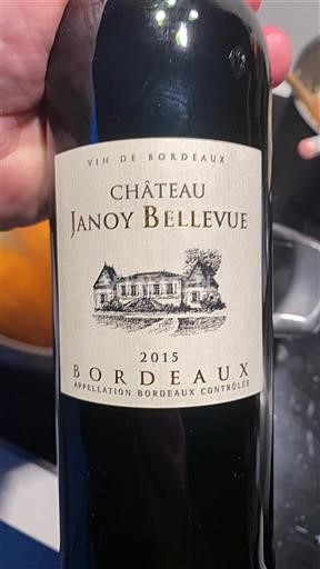 Bordéus Château Janoy Bellevue 2015