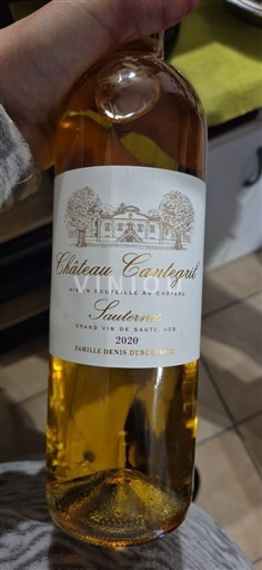 Bordeaux Sauternes Château Cantegril 2020