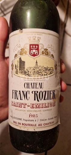 Bordeaux Saint-Émilion Château Franc Rozier 1985