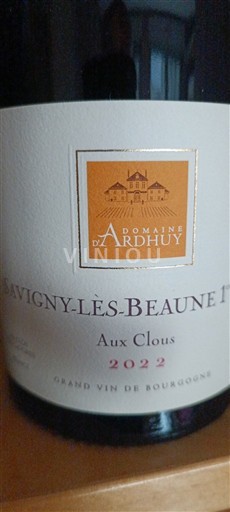 Burgundy Savigny-lès-Beaune Premier Cru Domaine Ardhuy Aux Clous 2022