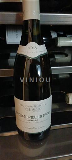 Burgundsko Puligny-Montrachet Premier Cru Françoise et Denis Clair La Garenne 2015