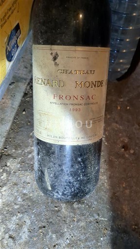 Burdeos Fronsac Château Renard Mondesir 1993