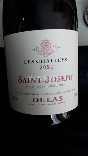 Rhônen laakso Saint-Joseph Delas Les Challeys 2021