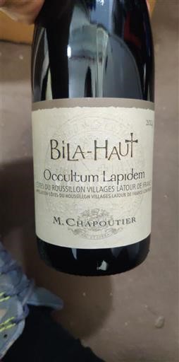 Roussillon Côtes-du-roussillon-villages M. Chapoutier Occultum Lapidem 2014