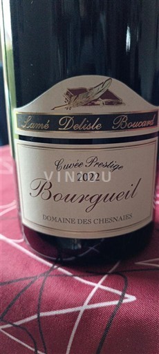 Údolí Loiry Bourgueil Domaine S Chesnaies Prestige 2022