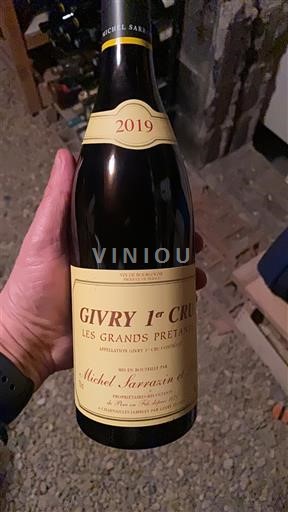 Бургундія Гіврі Premier Cru Michel Sarrazin et Fils Les Grands Prétans 2019