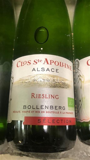 Alsace Clos Ste Apolline Bollenberg Sélection 2022