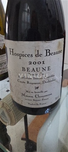 Burgundsko Beaune Premier Cru Hospices de Beaune Rousseau Deslandes 2001