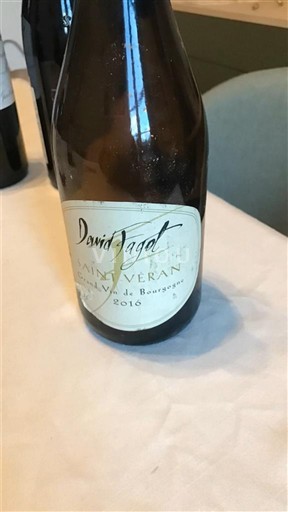 Burgundsko Saint-Véran David Jagot 2016
