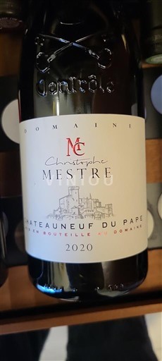 Rhônen laakso Châteauneuf-du-Pape Domaine Christophe Mestre 2020