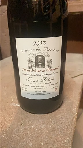 Loire-dalen Saint-Nicolas-De-Bourgueil Domaine S Perrières 2023