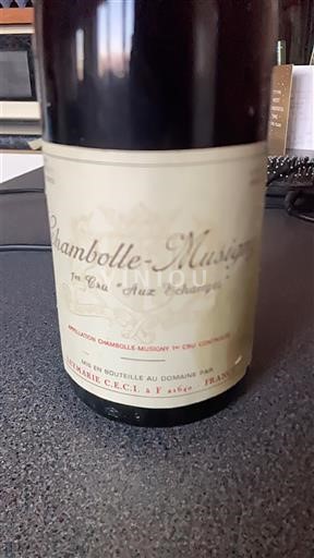 Vinos Rouge sec Aux Échanges Domaine C.E.C.I 1996 Francia Borgoña Chambolle-Musigny AOC Premier Cru