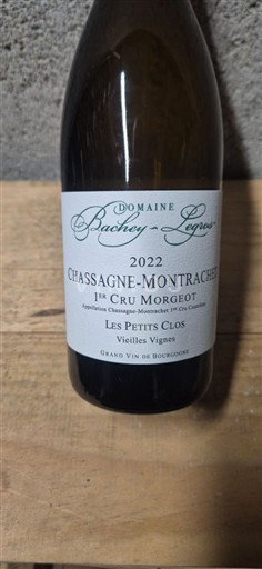 Burgundy Unspecified Premier Cru Domaine Bachey Legros Les Petits Clos Vieilles Vignes 2022