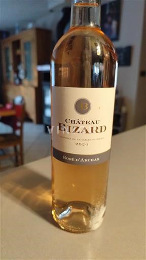 Údolí Rhôny Grignan-les-adhémar Château Bizard Rosé d'Archas 2022