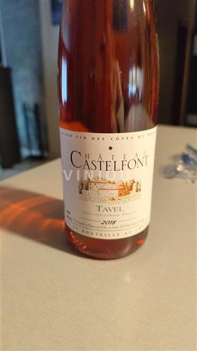 Rona dolina Tavel Château Castelfont 2018