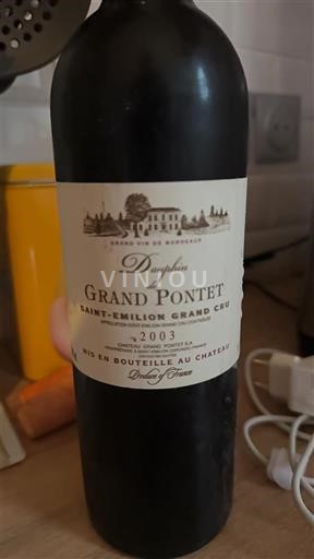 Bordeaux Saint-Émilion Grand Cru Grand Cru Grand Pontet Dauphin 2003