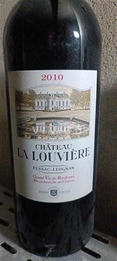 Bordeaux Pessac-Léognan Château La Louvière 2010