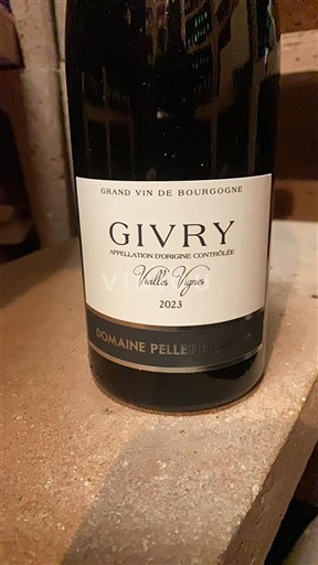 Burgundi Givry Domaine Pellerberge Vieilles Vignes 2023