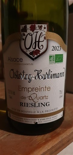 Alsace Ostertag-Hurlimann Empreinte de Quartz 2023