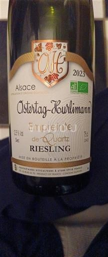 Alsace Ostertag-Hurlimann Empreinte de Quartz 2023