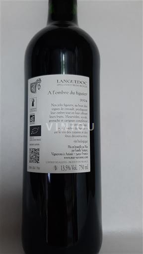 Langvedok Languedoc Vignerons de la Vicomté A l'ombre du figuier 2022