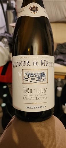 Burgundsko Rully Manoir de Mercey Louise 2020